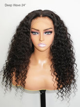 Brooklyn Hair Tiny Knots 13x6 Swiss HD Lace Pre Bleached & Plucked Knots Wig Deep Wave